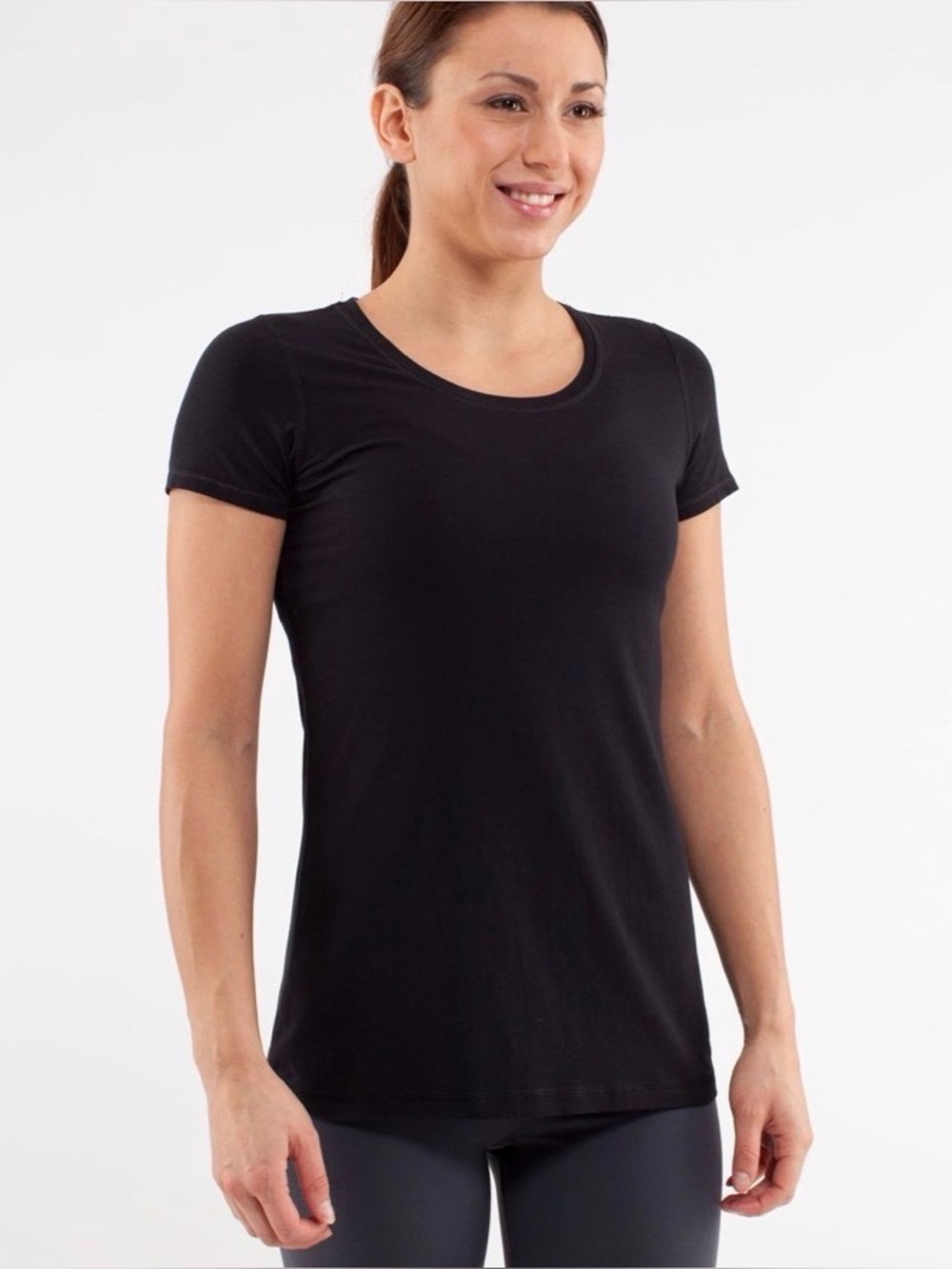 Lululemon Lively Crewneck Tee *Vitasea in Black